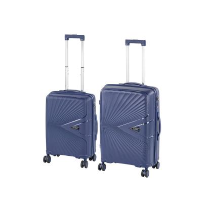 Set valize cu roți Leziter TraveLux Endure II, ABS albastru marin (2 buc)