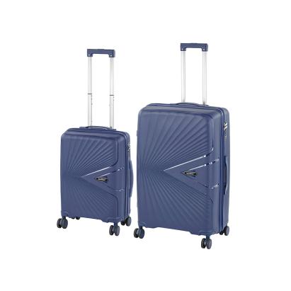 Set valize Leziter TraveLux Endure III, ABS cu TSA, 2 piese, albastru