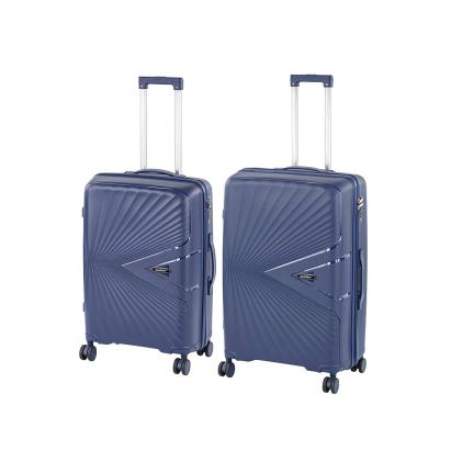 Set valize Leziter TraveLux Endure IV, ABS, 2 piese (medie+marea), albastru marin