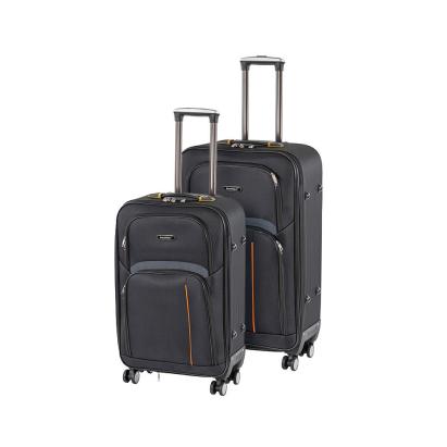 Set valize cu roți Leziter TraveLux Light IV, 2 piese, negru modern