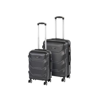 Set valize cu role Leziter TraveLux Max V, ABS negru, cabina + medie