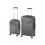 Set valize troler Leziter TraveLux Pro X, ABS, cabină + mare, gri