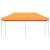 Cort pentru Petreceri Portocaliu 292 x 580 x 315 cm GartenMobel Dekor
