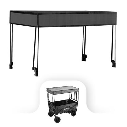 Acoperiș premium Leziter pentru cărucior de plajă pliabil, Oxford 600D, verde