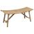 Bancă de grădină natural 110 x 45 x 50 cm Bambus GartenMobel Dekor