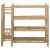 Raft pentru încălțăminte cu raft natural 88 x 27 x 80 cm Bambus GartenMobel Dekor