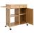 Cărucior de bucătărie cu roți natural 90,5 x 36 x 86,5 cm GartenMobel Dekor
