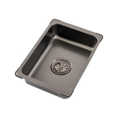 Lavoar inox Leziter cu scurgere blocabilă pentru tava chiuvetei, 35 cm