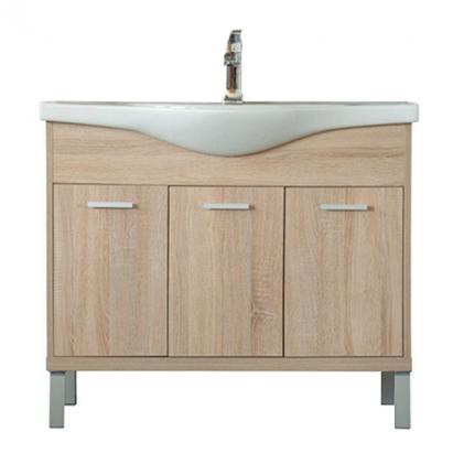 Leziter Masca chiuveta baie Nerva 105 cu lavoar, stejar Sonoma