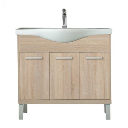 Leziter Masca chiuveta baie Nerva 85 cu lavoar, stejar Sonoma