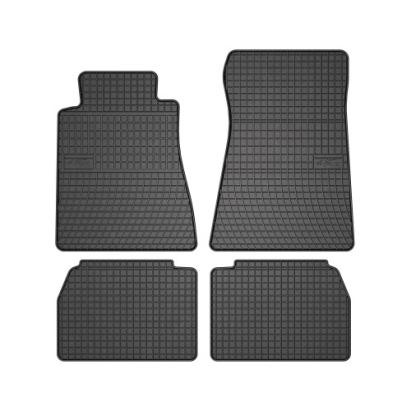 Set covoare auto din cauciuc El Toro pentru Mercedes W201 190E (1982–1993), negre