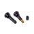Valva tubeless pentru jante 13 inch  cauciuc negru standard auto Cod: TR413