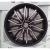 Set jante aliaj ART 3108 18 inch, design sport negru cu insertii argintii