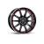 Set jante aliaj ART K355 15" 6.5J 5x110 ET35 negru polish, pentru Opel