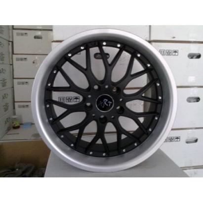 Set jante aliaj ART 503 M 18 inch, negru mat, cu kit de montaj inclus