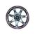 Set jante aliaj ART 16" 7J, 4x108, ET35, negru polish – compatibile Ford/Volvo/Peugeot/Citroen