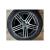 Set 4 jante aliaj ART 17x7 4x108 ET35 negru diamond cut, Peugeot/Citroen/Ford
