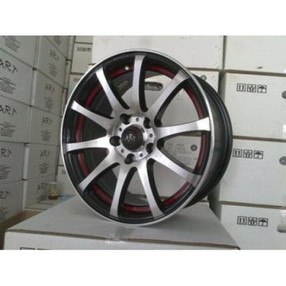 Set jante aliaj ART 355 BP 16 inch, design sport cu finisaj bicolor