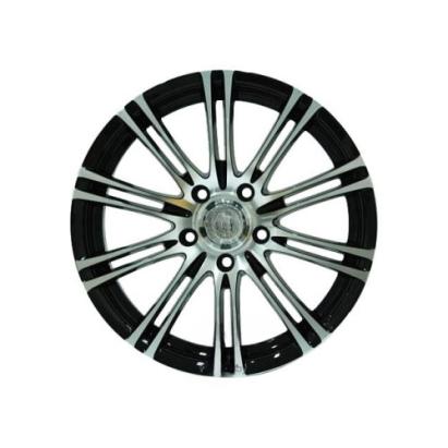 Set 4 jante aliaj ART 15" 6.5J 5x108 ET38, negru cu polish, compatibile Ford/Volvo