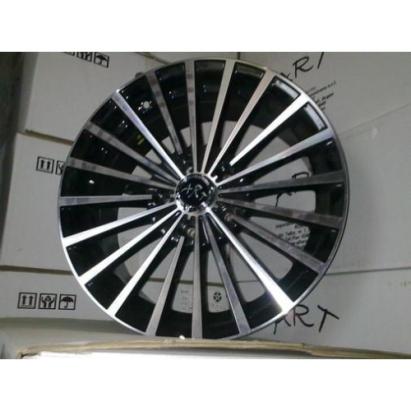 Set jante aliaj ART 241, 17 inch, design sport bicolor, cu kit de instalare