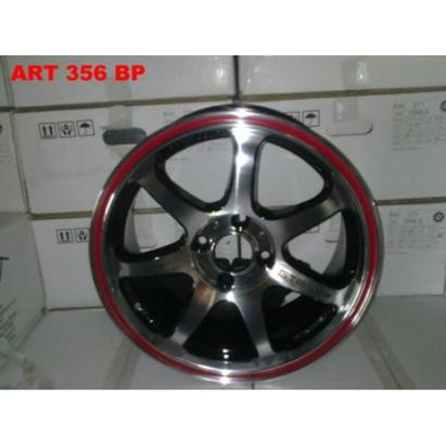Set jante aliaj ART 356BP 15'' cu finisaj sport si kit instalare inclus