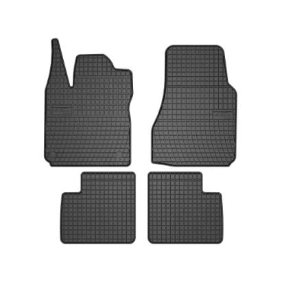 Set covoare auto din cauciuc El Toro pentru Renault Twingo II (2007–2014), negre