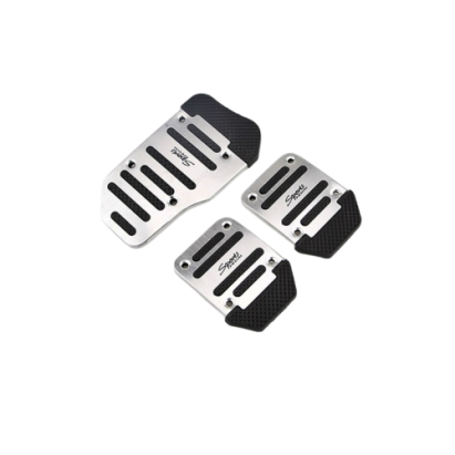 Set ornamente pedale universal din aluminiu și PVC, antiderapant – Cod 373