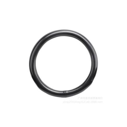 Husă volan efect carbon negru, mărimea M (38–39 cm), cod F006