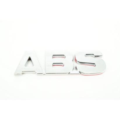 Emblemă auto ABS cromată „ABS” – ornament decorativ pentru caroserie