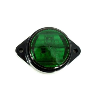 Lampă LED SMD 4004-5 verde 12V, IP66, compactă pentru semnalizare