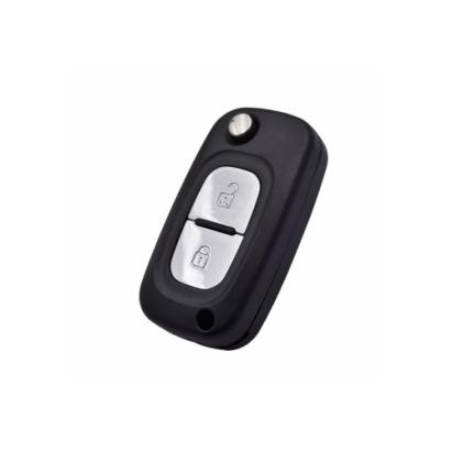 Carcasă cheie/telecomandă compatibilă Renault, 2 butoane, cu lamelă metalică – Cod 2209