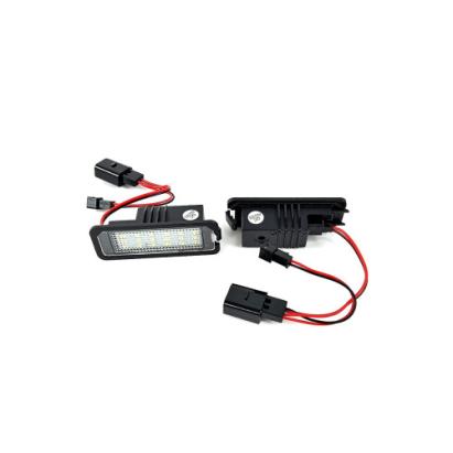 Set 2 lămpi LED pentru iluminare număr VW, 6500K, compatibile Golf/Polo/Passat