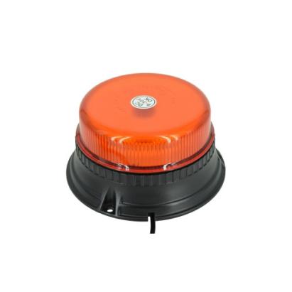 Girofar profesional LED omologat UE 12-24V, portocaliu, cu magnet și ventuză (ART824D)