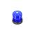 Girofar albastru LED omologat E-Mark, cu magnet, 12-24V (ART826)