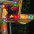Lampa Solara LED tip Morisca de Vant cu Elice Turbina Eoliana, Lumina Multicolora, Inaltime 75 cm