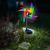 Lampa Solara LED tip Morisca de Vant cu Elice Turbina Eoliana, Lumina Multicolora, Inaltime 75 cm