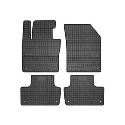 Set covoare auto din cauciuc El Toro pentru Volvo XC60 II (2017+) negru, bordură 1 cm