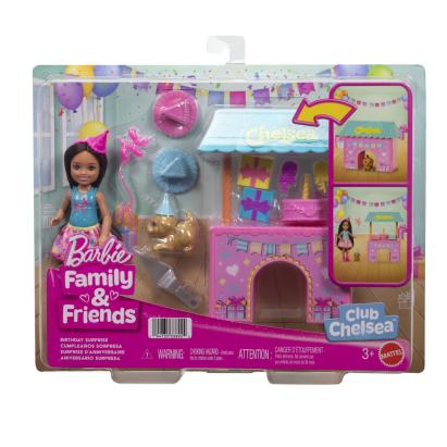 BARBIE FAMILY AND FRIENDS SET CLUBUL LUI CHELSEA ZI DE NASTERE SuperHeroes ToysZone