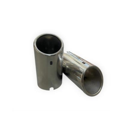 Set 2 ornamente toba dubla inox sport pentru VAG (Audi VW Skoda Seat), 67 mm