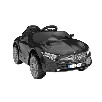Leziter mașină electrică pentru copii Mercedes-Benz CLS 350, neagră, 12V, telecomandă 2.4G