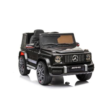 Mașină electrică pentru copii Mercedes-Benz neagră Leziter 12V cu telecomandă 2.4G