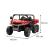 Camion electric pentru copii Leziter 12V cu platforma, 6 roti, rosu