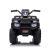 ATV electric pentru copii Leziter Quad negru 12V, 2x30W, lumini LED, MP3/USB