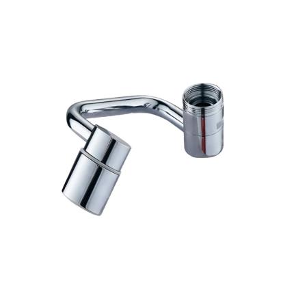 Extensie flexibilă pivotantă 360° pentru robinet Leziter, crom, 22 mm, 2 jeturi