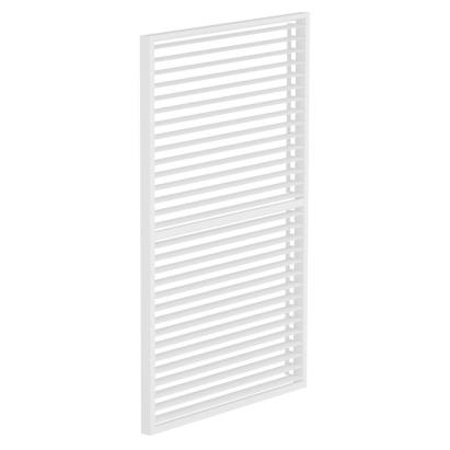 Panou lateral pentru pergolă Mirpol LUXE, aluminiu, lamele reglabile, alb, 123x218 cm (dreapta)