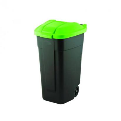 Coș de gunoi Curver 110L cu roți și capac etanș, pentru exterior
