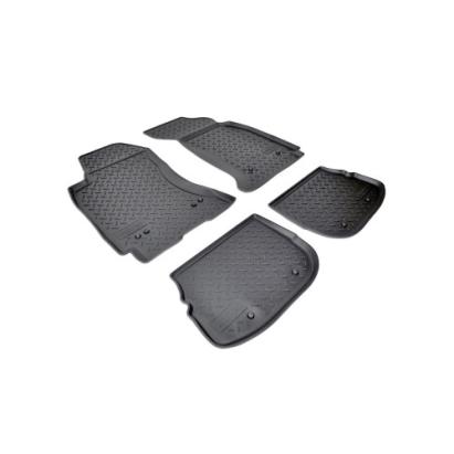 Covorașe auto cauciuc tip tăviță pentru Audi A4 B5 1995-2001, set 4 bucăți