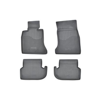 Covorașe auto cauciuc tip tăviță pentru BMW Seria 5 F10/F11 facelift 2013–2017, set 4 buc
