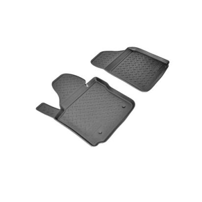 Covoare auto cauciuc tip tavita pentru fata VW Caddy IV (2015-2020), set 2 buc
