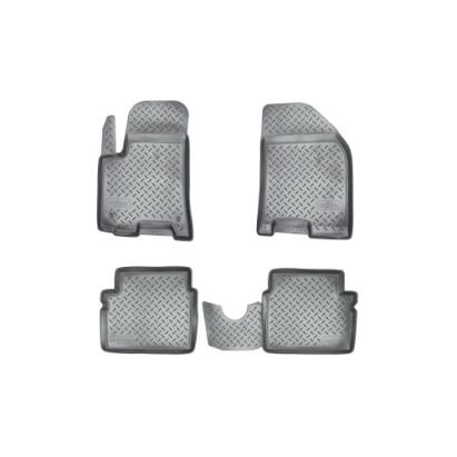 Covorașe auto cauciuc tip tăviță pentru Chevrolet Kalos 2002–2007, set 4 buc